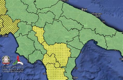 METEO Basilicata ALLERTA METEO gialla per Giovedì 28 Novembre 2019