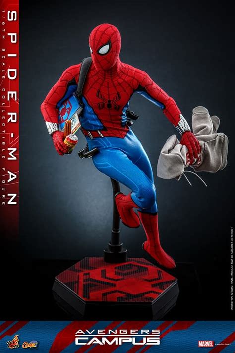 Hot Toys Reveals D Avengers Campus Spider Man Scale Figure