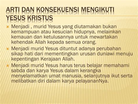 Syarat Menjadi Murid Yesus Kristus Kumpulan Syarat Syarat