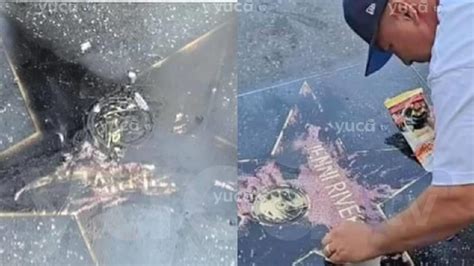 Vandalizan La Estrella De Jenni Rivera En El Paseo De La Fama De