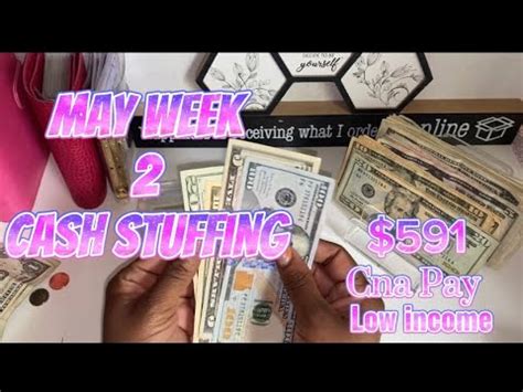 Cash Envelope Stuffing Cna Pay Week Of May Sinking