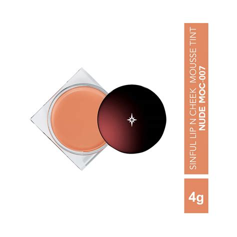 Buy Colorbar Sinful Lip N Cheek Mousse Tint Nude Moc 007 4g Online At Best Price In India On