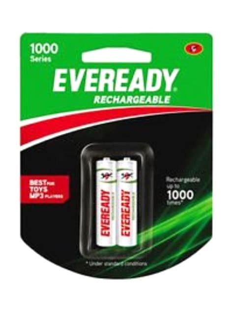 Eveready Series Rechargeable Aa Battery Pack Of