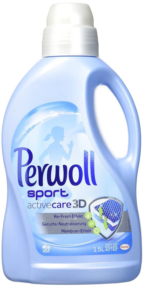Perwoll Aktiv und Sport Waschmittel, 20 Waschladungen, 1,5 l: Amazon.de ...
