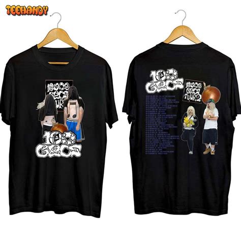 100 Gecs Shirt 100 Gecs 2023 Tour Shirt 100 Gecs Fan Shirt