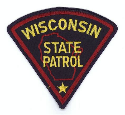 Pin By Dale Lund On State Police Patches Wisconsin State Police