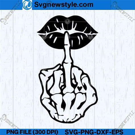 Middle Finger Skeleton Hand Svg Skeleton Middle Finger Svg Cricut