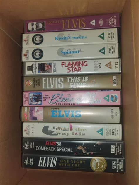 10x Elvis Presley Vhs Movies Classic Collection £2750 Picclick Uk