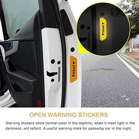 Car Door Sticker Anti Collision Warning Tape Car Reflective