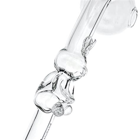 Clear Bunny Sweet Puff Glass Pipe Twin Pack