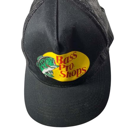 Bass Pro Shop Mens Trucker Hat One Size Black S