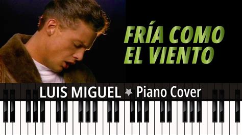 Fria Como El Viento Tutorial Piano Cover Partitura Youtube