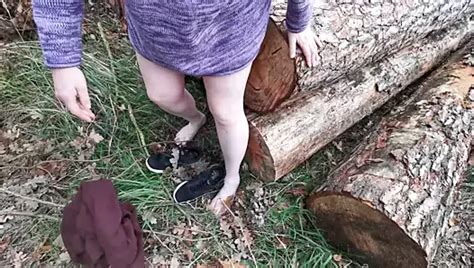 Naked Pussy Spanking In The Woods Punishment Porn Feat Bouncy Tits Action By FapHouse XHamster