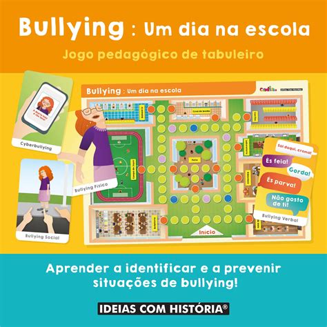 Jogos Sobre Bullying Para Imprimir - Bullying: Um dia na escola · Jogo de tabuleiro
