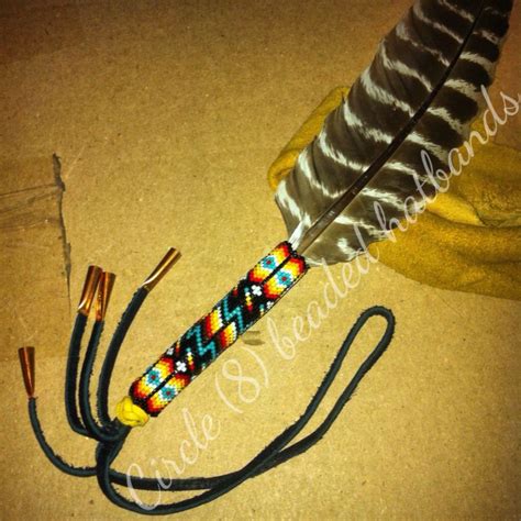 Beaded Feather Circle 8 Beadwork Beadwork Designs Beadwork