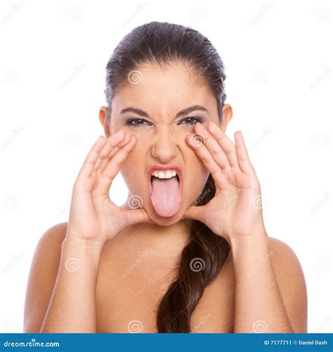 Cute Brunette Stock Image Image Of Vitality Skin Body 7177711