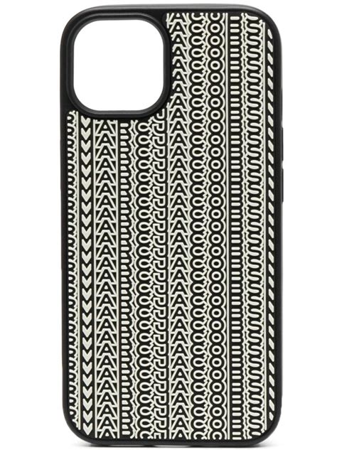 Marc Jacobs The Monogram Iphone D Case Black Farfetch Au