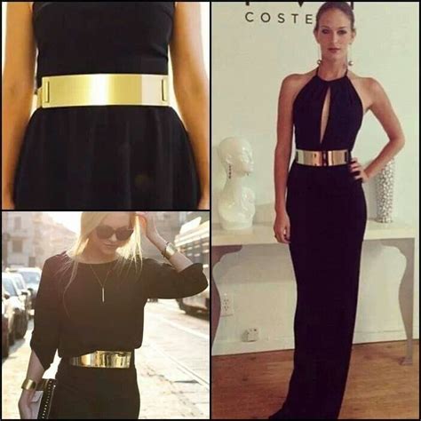 Gold Belt Fashion Pretty Little Dress Dresses