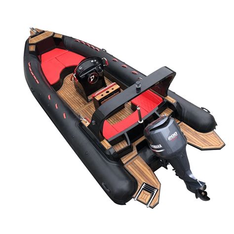 Ft M Ce Inflatable Boat With Double Hp Motor Sport Rib Boat