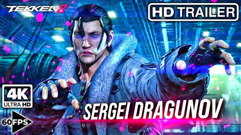 TEKKEN 8 Official SERGEI DRAGUNOV Gameplay Reveal Trailer 4K