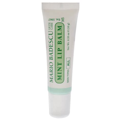 Mario Badescu Lip Balm With Vitamin E Mint Walmart