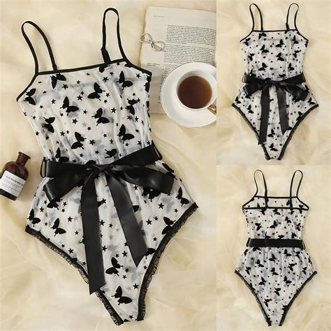 Uublik Lingerie Set For Women Sexy Naughty Bodysuit Babydoll Sexy Naughty Plus Size Lace