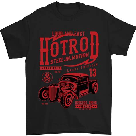 Hotrod Steel In Motion Hot Rod Dragster Car Mens T Shirt Cotton Walmart