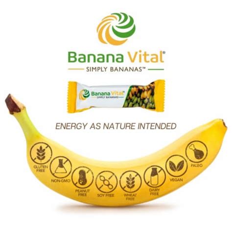 Banana Vital Simply Bananas Fruit Bar Box 18 Bars Box Kroger