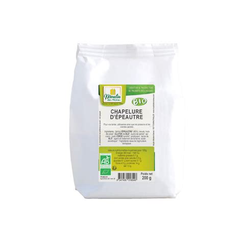 Chapelure d épeautre bio 200g Boutique Naturline