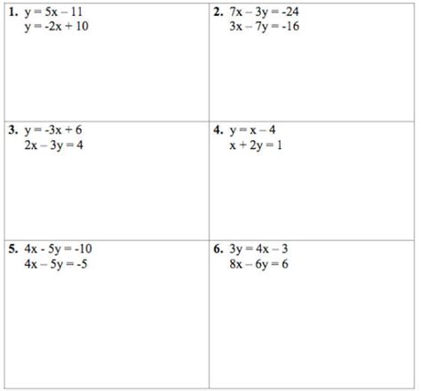 Solve Solving Systems Of Equations 2 Worksheets Library