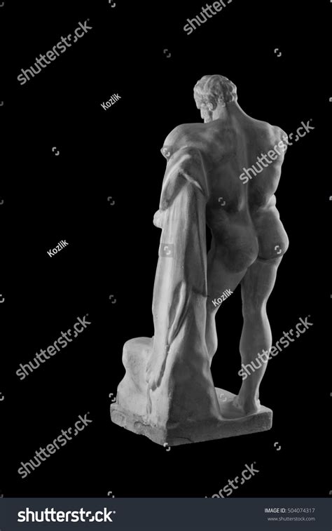 Plaster Statue Hercules Naked Man On Stock Photo Shutterstock