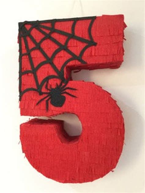 Spiderman Pinata Spider Man Pinata Spiderman Birthday Party Etsy