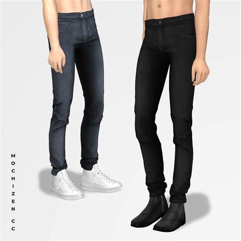 Slim Fit Jeans Male Mochizen Cc On Patreon In 2021 Sims 4 Men