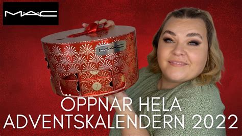 ÖPPNAR MAC COSMETICS ADVENTSKALENDER 2022 YouTube