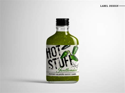 Hot Stuff Hot Sauce Branding And Label Design On Behance