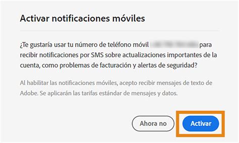 Habilitar Las Notificaciones De Texto Sms Sobre Las Transacciones De