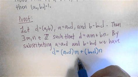 Abstract Algebra Proof With Gcd And Divisibility Youtube