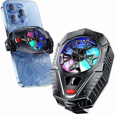 Amazon.com: ACEDAYS Phone Cooler, RGB Phone Cooling Fan Portable ...