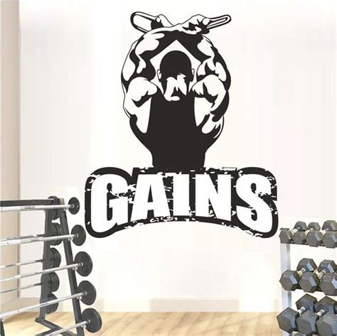 Zen Graphics Gym Gains Wall Art Sticker