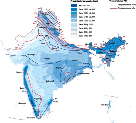 India Climate map | Order and download India Climate map