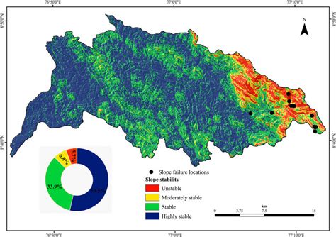 The Predicted Slope Stability Map Of Vrb Overlaid With Previous Slope