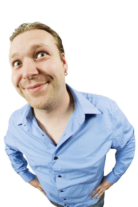Uomo molto felice immagine stock. Immagine di standing - 12160119