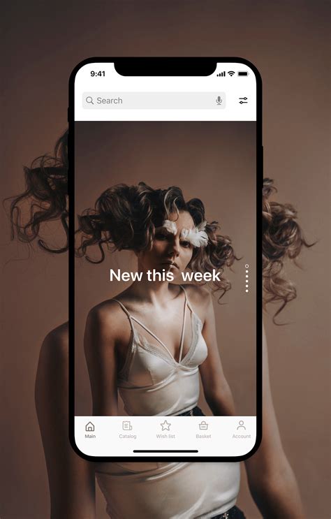 Mobile Application Of Women S Lingerie Shop On Behance