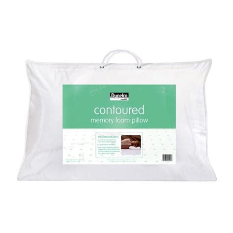 Value Memory Foam Contour Firm-Support Pillow | Dunelm