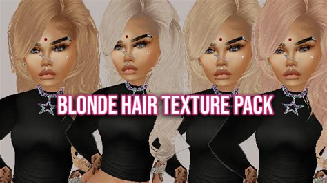 IMVU Blonde Hair Texture Pack Etsy