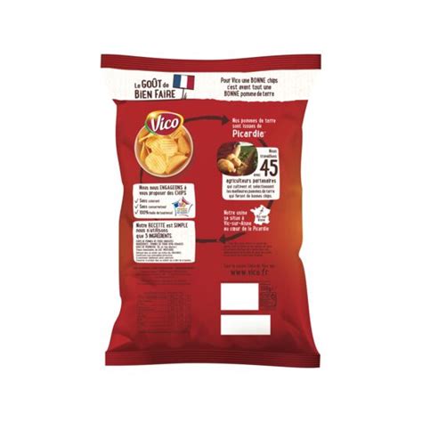 Chips nature VICO le sachet de 150 g à Prix Carrefour