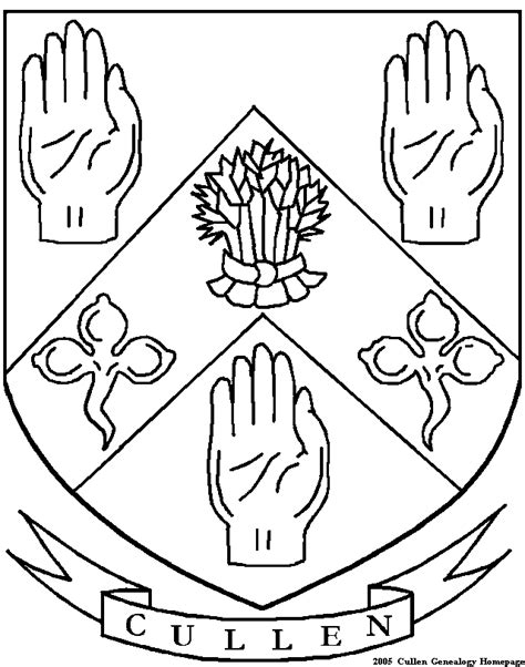 Blank Coat Of Arms Coloring Pages Coloring Pages