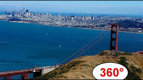 Golden Gate Views, San Francisco. 360 VR. - YouTube