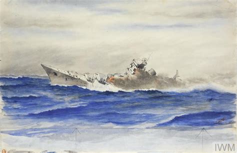 The Sinking of the Bismarck, 1941 by J. Brooks : r/ImaginaryWarships