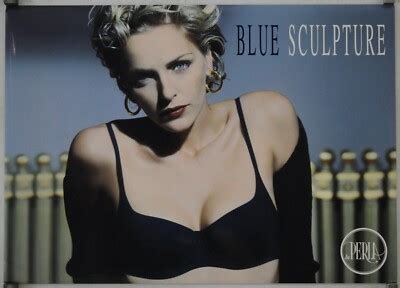 Lingerie Blue Sculpture La Perla Circa 1990 Carton Publicitaire Mode Publicité eBay
